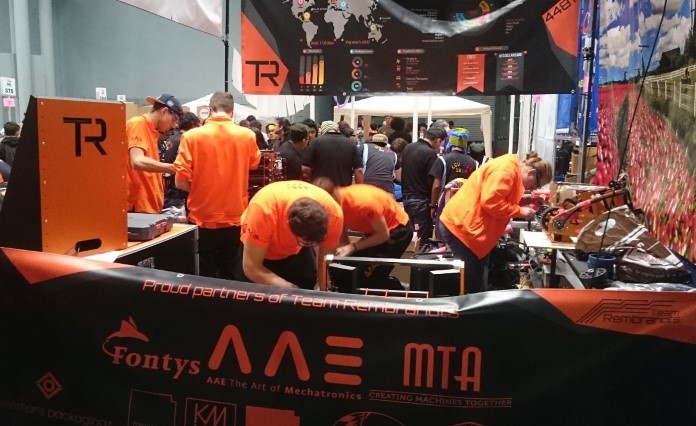 Dag 1 van FIRST Robotics New York