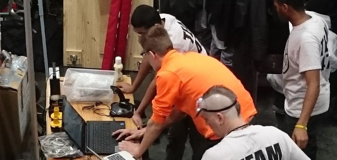 Dag 1 van FIRST Robotics New York